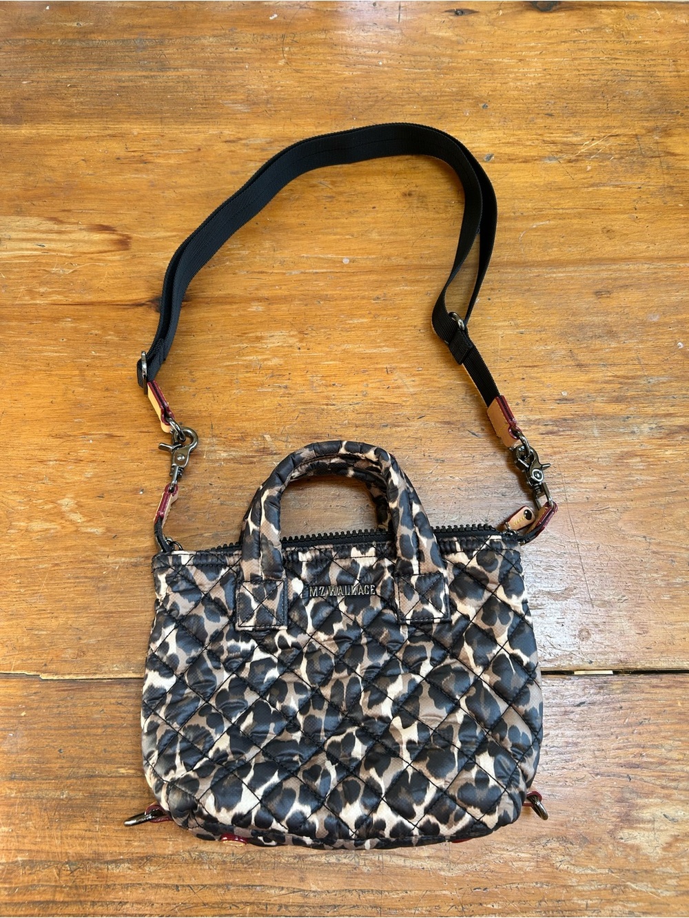 MZ Wallace Leopard Micro Sutton 🐆 🖤🤎